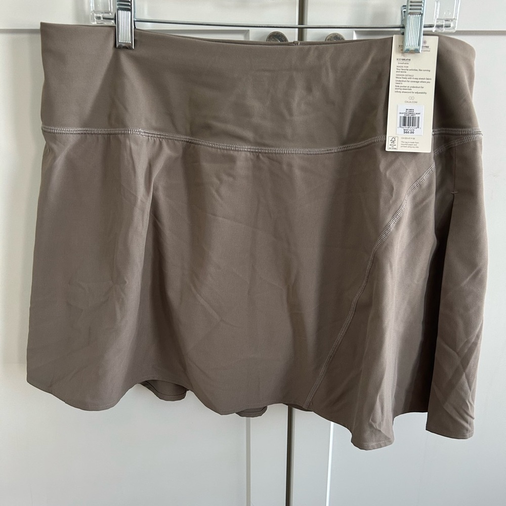 Calia Taupe/dark grey Athletic Skort